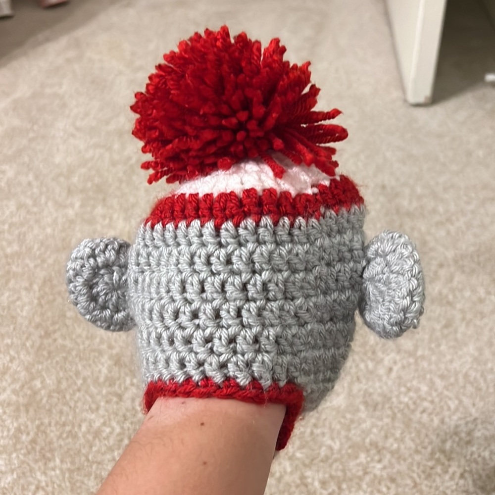 Sock monkey hat - Picture 3 of 3
